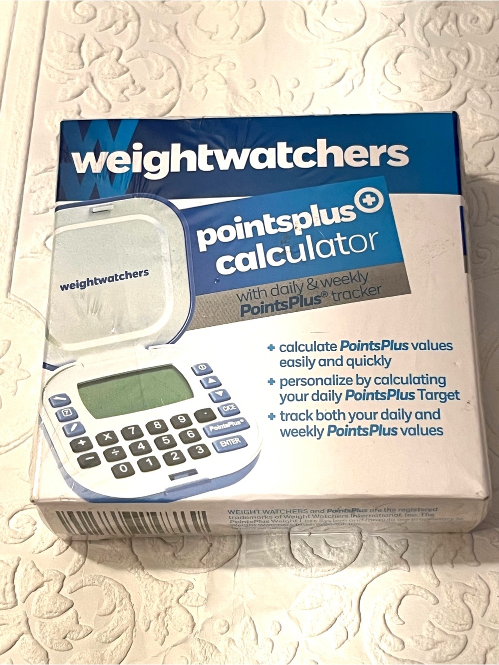 Weight Watchers Exclusive Calculator in White and Blue
